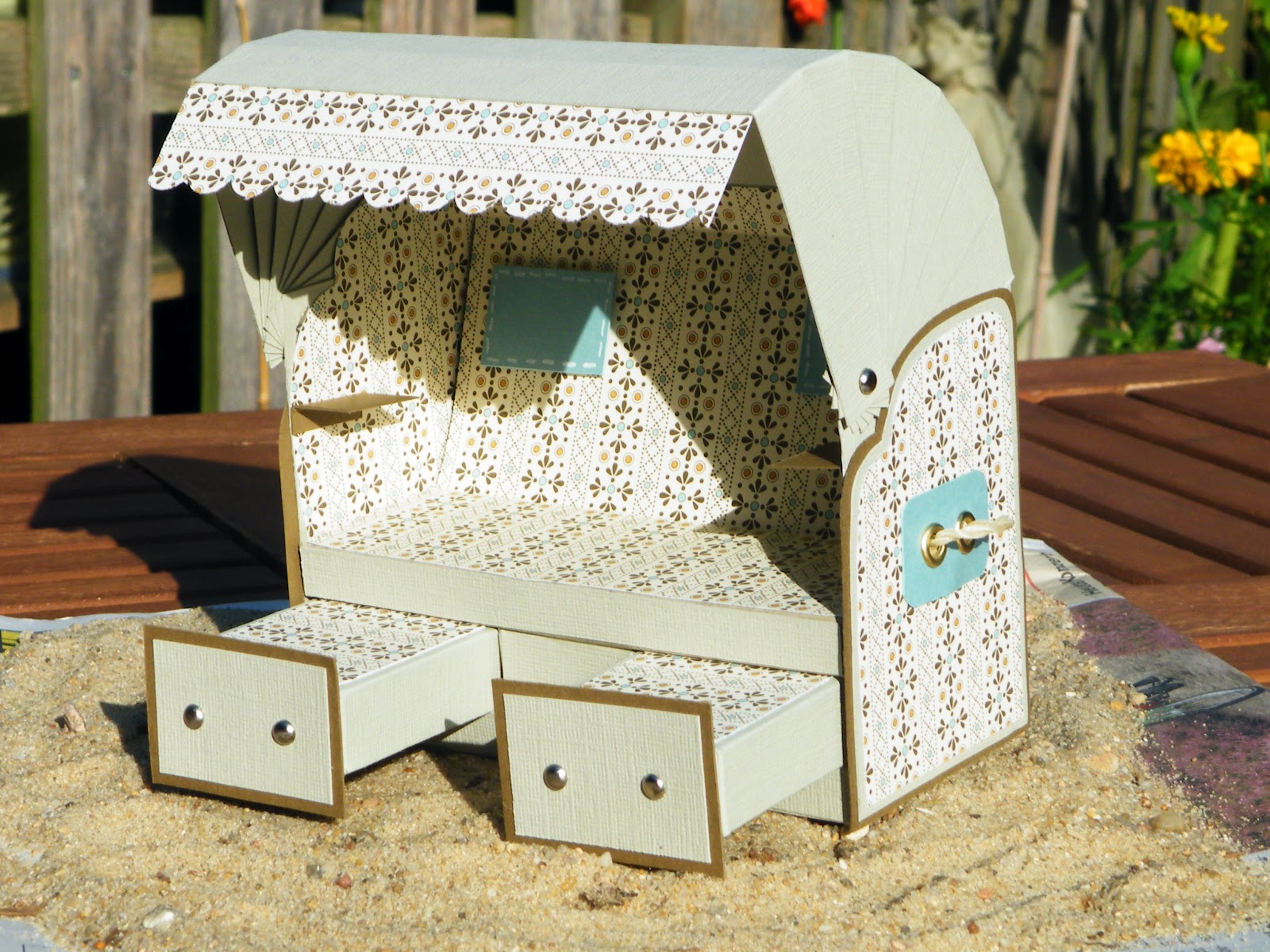 Papierspass Strandkorb